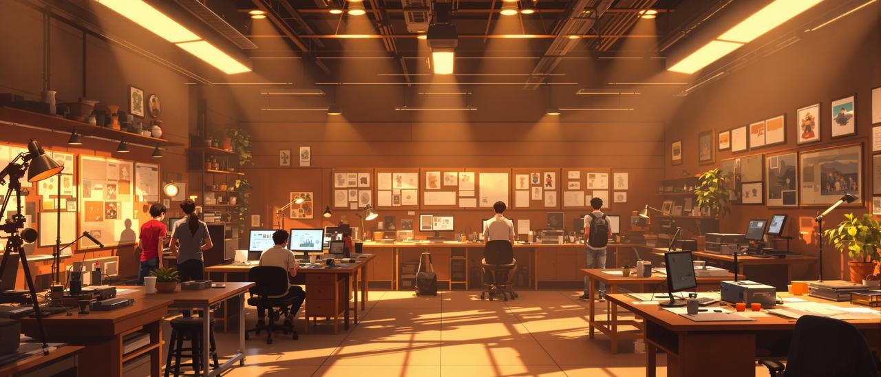 短剧免费看 - 创意团队工作场景